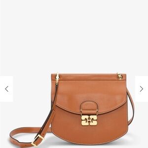 Ganni Small Apo-G Bag Caramel Cafe